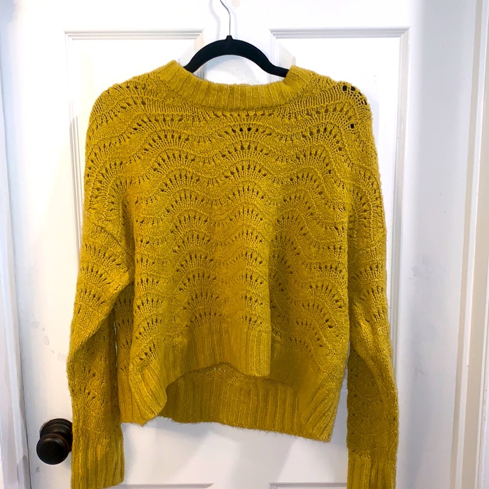 Yellow Knitted Sweater